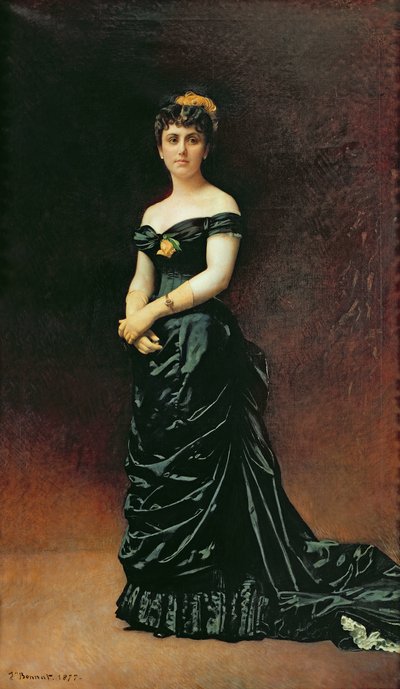 Ritratto di Madame Bishoffsheim, 1877 da Leon Joseph Florentin Bonnat